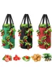 Garden Supplies Hanging Strawberry Planter Grow Bags 3 Gallon for Tomato Chili 12 Holes Upside-Down Vegetable Planting Pots KDJK2302