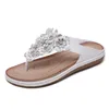 Sandals Bohemian Summer Shoes Sweet Womens Rhinestone Flat High Quality Casual Flats Plus Size 35-42 Sandalias