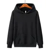 Heren Hoodies Solid Color Plus Maat Hoodie Katoen Sport Casual lange mouwen pullover losse herfst Winter Harajuku Sweatshirts mannen