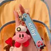 Cartoon Spielzeug Stern Kirby Anime Figuren Schlüsselbund Kawaii Rosa Kirby Modell Anhänger Nette Kinder Tasche Schlüssel Ring Geburtstag Geschenk für Kinder