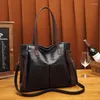 Borse da sera Borsa a mano casual rossa vino nero Borsa a mano di lusso femminile Spalla di grande capacità per donna Borsa a tracolla in pelle PU da donna