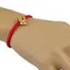 Link Bracelets Chain Lucky Monkey Charms Good Blessing For Women Girl Red String Beads Year Party Jewelry Gift