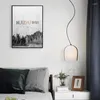 Lampy wiszące luminaire hanglamp linia salon sypialnia wiszące sufit deco chambre