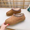 Woman Tasman Slipper Platform Boots Mini Snow Boot Australia Designer Fur Bottes Womens Brown Warm Tazz Winter Shoes Botas De Mujer le tn U2023