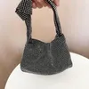 Cosmetic Bags 28GD Women's Underarm Bag Stylish Knotted Handbag Ladies Shoulder Storage Pouch