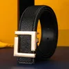 Fashion Men Design Belt Classic Vintage Lychee Grain Letter Buckle Women Decorative Belts Width 3.8cm Luxury Designer Formal Casual Belt