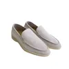 Italy Designer Loropiana Shoes Lefu Shoes Men's New Fall British Style LP Slip-on Lazy Casual Soft Sole Shoes