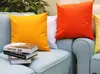 Wholesale 18x18 inches plain dyed 8 oz cotton canvas throw pillow case blank home decor pillow cover