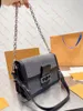 Bolso de lujo, bolso de diseñador para mujer, DAUPHINE MM, billetera, bolsos de hombro tipo bandolera, bolso de mensajero de cuero M21458 M46432