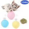 Huisdieren Kitty Gravity wordt een bal Catnip Ball Sound Molaire bijtweerstand zelfgelicht Zelf Hi verlicht verveling Katspeelgoed Ball Cat Accessoires