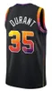 Stephen 30 Curry basketbalshirts heren jeugd kinderjersey 35 Kevin Durant 23 James City Wear 75e editie volwassen kinderen