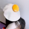 Beralar Güzel ebeveyn-çocuk sekizgen şapka sevimli haşlanmış yumurta ressamı bere anne bebek için kış açık hava spor takımı oyunlar