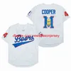 Men Movie Baseball Jerseys Beers 17 Doug Remer 44 Joe COOP Cooper Stitched Grey White New Knights 9 Roy Hobbs Jersey Size