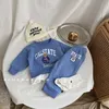 Imposta Pz Autunno Baby Felpa con pantaloni Manica lunga Abbigliamento per bambini Set di anni Vestito di abbigliamento di moda