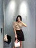 Women's T-Shirt Designer 22 Early Spring Fashion Age Reducing Bubble Sleeve Lace Bow Top 6DX9