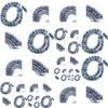 Piedra azul aventurina cuentas espaciadoras sueltas redondas naturales 40 cm hebra 4 6 8 10 12 mm para pulseras de bricolaje brazalete fabricación de joyas gota Dhgarden Dhybn