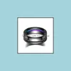 Band Rings Stainless Steel Ring Fashion Creative Jewelry Accessories Women Men Drop Delivery Dhlau