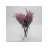 Coronas de flores decorativas 25 cabezas 5 tenedores 38Cm Colorf Seda Flor artificial Lavanda Fiesta en el hogar Decoración para sostener la decoración Dhthu