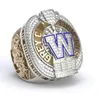 Winnipeg Blue 2021 Bombers CFL Grey Cup Team Champions Championship Ring with Wooden Box Souvenir Men Fan Gift 2023 Wholesale