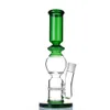 Glass Bong Smoke Bongs Water Pipe Smoking Pipes Dabber Rig Oil Tubes Filitre Inside 11.8 Inch 5mm Thickness 19mm Male Bowls huge bangs