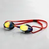 Schutzbrille Professionelle Wettkampf-Schwimmbrille Beschichtung Antibeschlag Wasserdicht UV-Schutz Silikagel Tauchbrille Rennbrille 230213