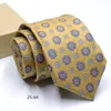 Men's 100 Silk Tie jacquard Cravat Blue Floral Neckerchief Necktie High density