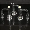 Wasserpfeifen Control Tower Auto Spinner Terp Slurper Quarz Banger Nagel Quarznägel mit abgeschrägter Kante und Glaskappensäule für Dab Rig Bong 10 m 14 mm 18 mm Gelenk