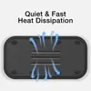 Kabellose Ladestation, 3-in-1 Qi-zertifizierte Schnellladestation, kompatibel mit iPhone AirPods, Apple Watch und Android-Handys, magnetischer Ladeständer