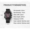 Wristwatches Mens Watches Top Men Unique Design Sport Watch Automatic Mechanical Waterproof Wristwatch Relogio 2023