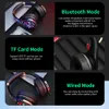 Cell Phone Earphones Bluetooth 5 0 Headphones Fashion Graffiti Headset Wireless Earphone for PC Laptop Support Wired TF FM with Noise Reduction 230214