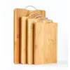 Sieczenie bloków grube mocne bambusowe deskę do cięcia drewna podkładka do cięcia dla dzieci