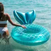 Life Vest Buoy Rooxin Mermaid uppblåsbar simningsring för vuxna barn Simning Laps Pool Swim Ring Floating Ring Swimming Beach Party Toy J230424