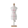 4stijl naaien vrouwelijke kunstdoek mannequin torso hout bjd body statief stand manikin schouderband kleding gesneden kan schurk e148