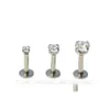 Stud -oorbellen voor vrouwelijke bars Piercing edelsteen oor kraakbeen oorbel drop levering sieraden dhg54