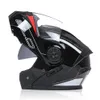 Fietsen helmen nieuwe kleur aankomst modulaire helm veilig volledige gezicht helm motorfiets flip up dual lens helm casque dot gratis verzending casco j230214