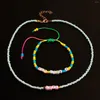 Choker Handmade Seed Bead Friendship Bracelet Necklace Bohemia Style Love Lucky For Women Summer Beach Jewelry