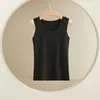 Camisoles & Tanks Winter Thermal Vest Women Warm Tank Tops Solid Color Undershirt Plus Size Strap Camis Sleep Bra Seamless O Neck Crop Top