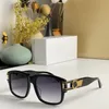 Vintage Sunglasses square Women's punk Sun glasses Fashion Designer Shades Luxury Golden Frame Sun glasses UV400 Gradient Acetate frame