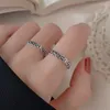 Cluster Rings S7 Qian Duoduo Ring Femme Niche Design Index Finger 2023 Fortune