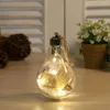 Décoration de fête Noël Ampoule Boule LED Transparent Arbre Pendentif En Plastique Vacances Maison Année Cadeau