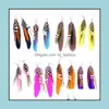 Dangle Chandelier Drop Earrings For Women Lovely Feather Mtiple Delivery Jewelry Dhcqt