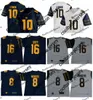 Personalizar NCAA California Golden Bears 16 Jared Goff camisetas de fútbol universitario 17 Vic Wharton III CAL 1 DeSean Jackson 8 Aaron Rodgers 10