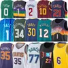 Durant 35 Kevin James Harden Basketball Maglie Jimmy Butler Maglie Luka Embiid Garland Ja Booker Morant Stephen 30 Curry Lamelo Ball 75th Anniversary Jersey