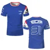T-shirt da uomo 2023 New Fashion F1 Formula One Racing Team Casual Alonso 3d Stampa Street Style O-Collo T-shir per bambini