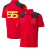 new F1 racing polo suit summer team shirt customized with the same style