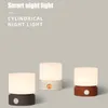 Nocne światła inteligentne LED Light Stepled Dimming USB ładowanie rozrządu Lampa stołowa do domu przy łóżku oddychającego lampy biurkowe