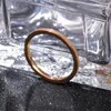 Wedding Rings Loredana Fashionable And Simple 2mm Width Rose Gold Color Frosting Process To Make Titanium Steel Ring.Do Not Fade