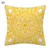 Taie d'oreiller marque nordique géométrie jaune housses de coussin mode moderne Art abstrait oreillers canapé voiture canapé jet décoratif
