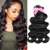 Hair Bun Maker Brazilian Weave Bundles Body Wave Human 1 3 4 Deal Remy Raw s 830 Inch 230214