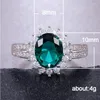 Cluster Rings Lororana Fashion Jewelry Love Series For Women. Utifrån Romance Barock Style Lucency Zircon Emerald Dream Wedding Ring